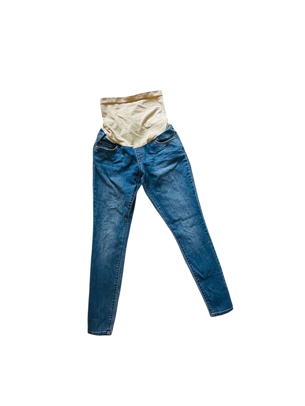 Jessica Simpson Skinny Leg Maternity Jeans with Stretch Waistband Womens Small - Picture 7 of 12